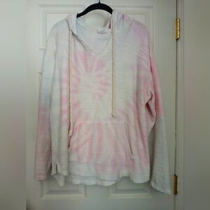 Pre-Loved Terry Cotton Feel Women's Tie Dye Hoodie. SZ XL.